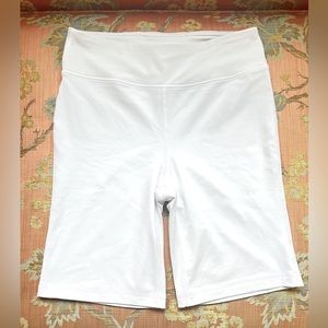 J. Crew White Bike Shorts